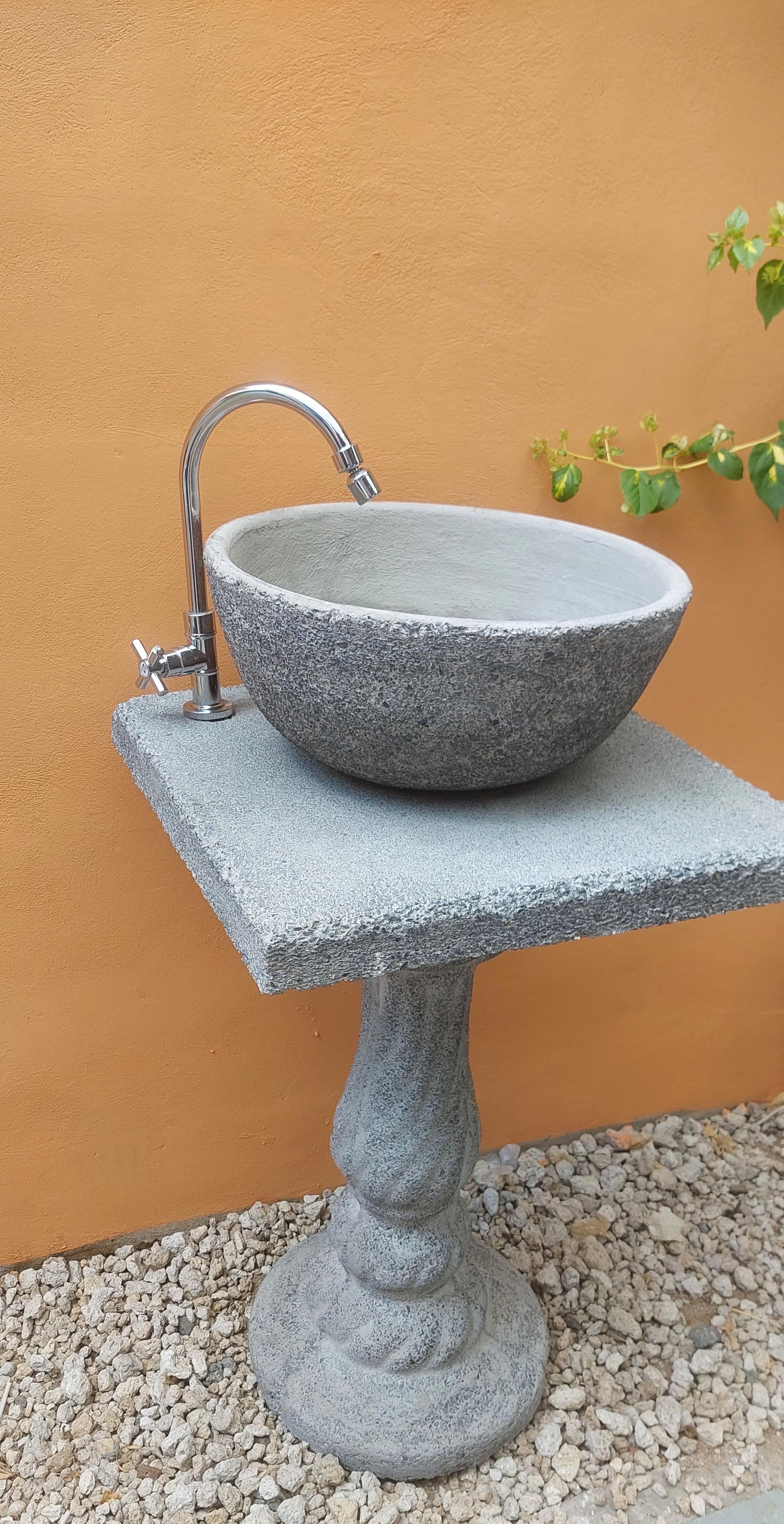 LAVAMANOS ESTILO COLONIAL PIEDRA
